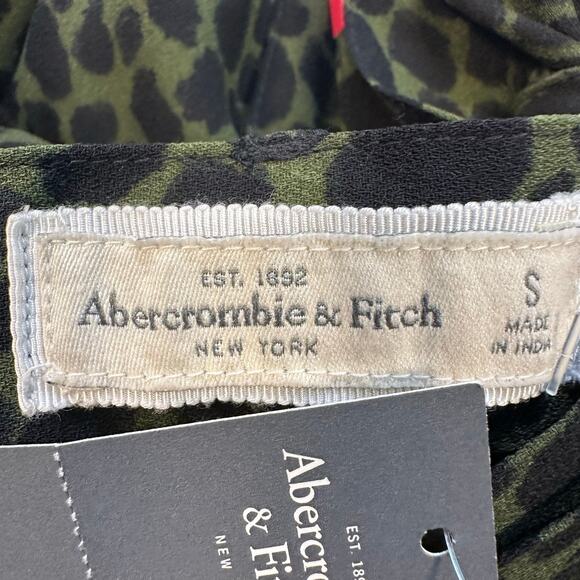 Abercrombie & Fitch Wrap Skirt Leopard Print Small - Picture 6 of 9